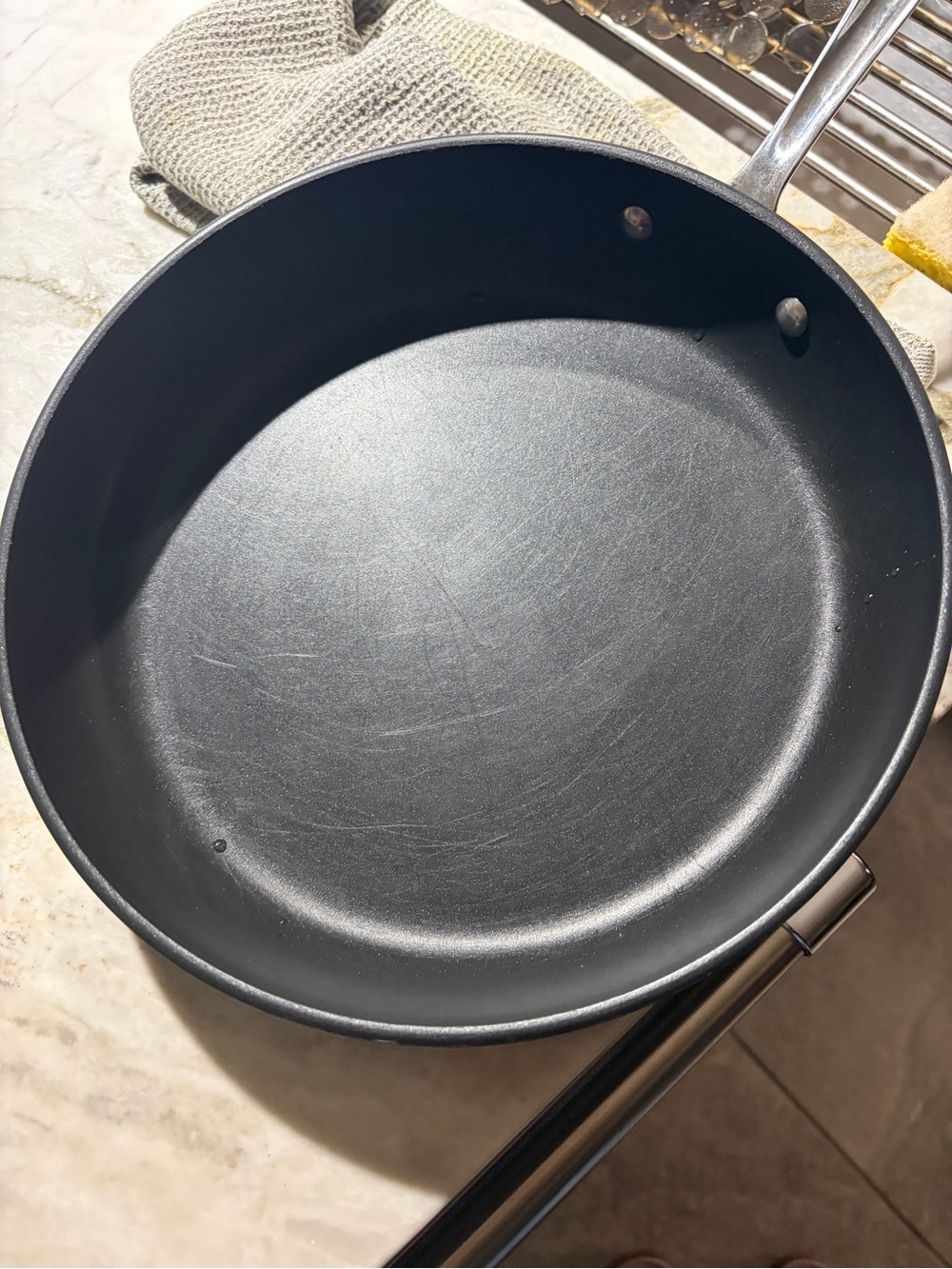 All Clad Nonstick Frying Pan - Black